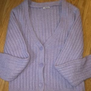 garage size small cropped sweater